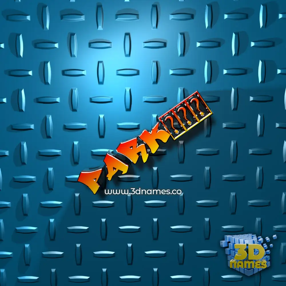 park997 in Grid Style style - 3D name wallpaper