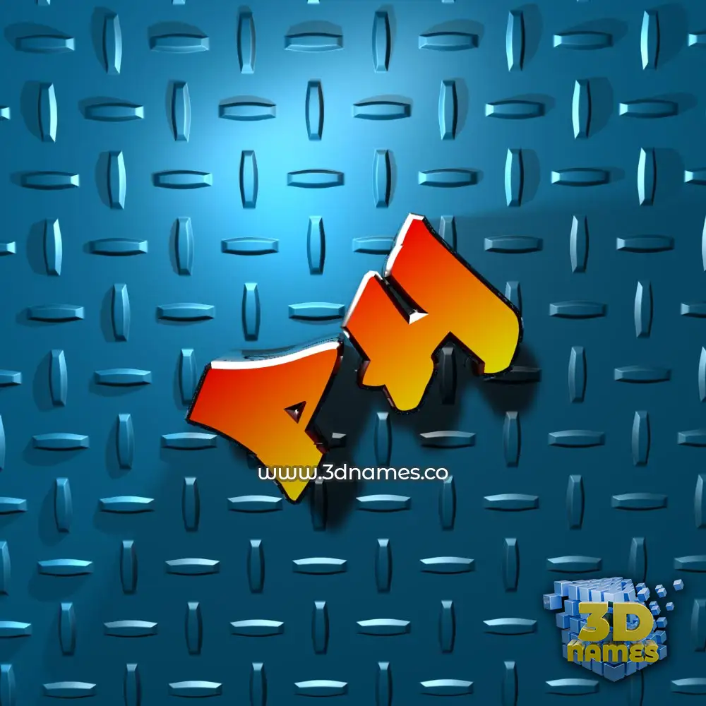 ph in Grid Style style - 3D name wallpaper