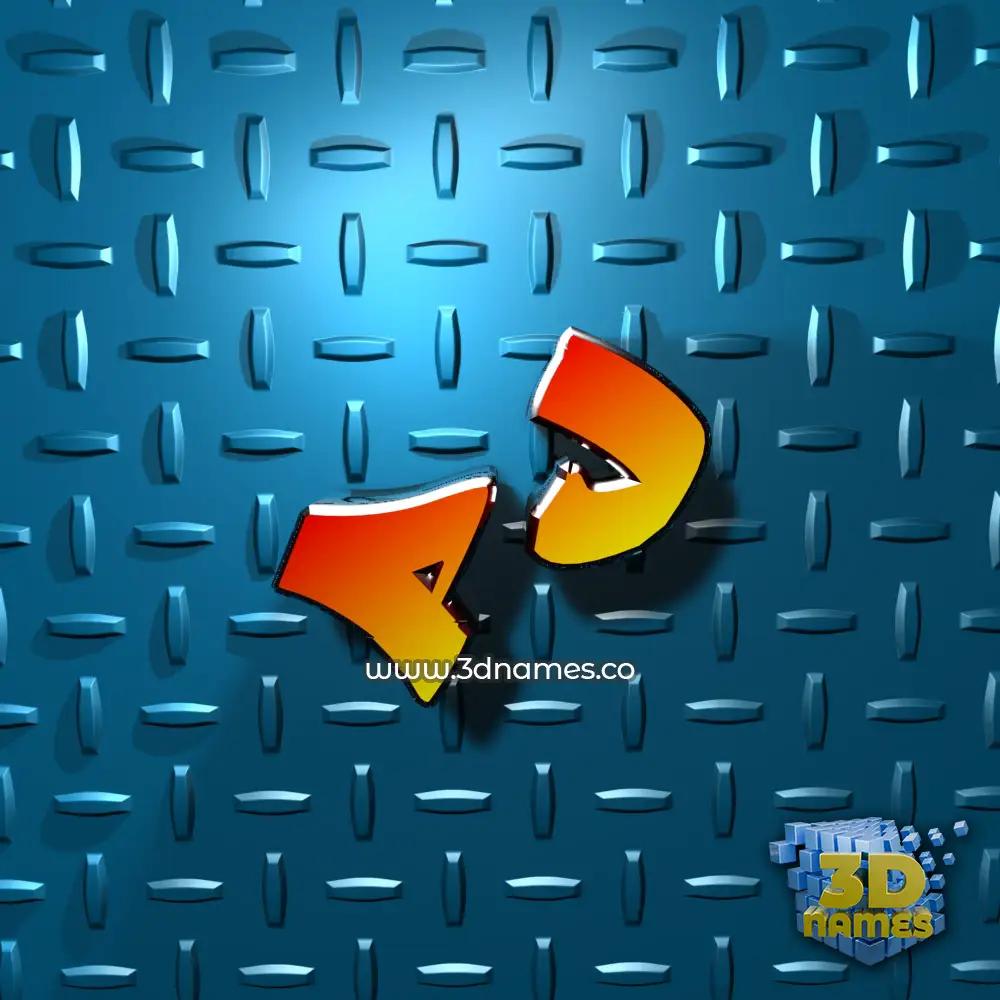 pj in Grid Style style - 3D name wallpaper