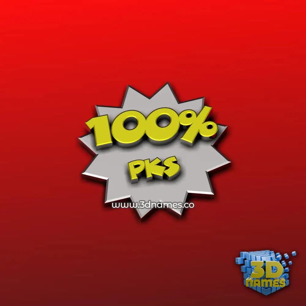 pks in Grid Style style - 3D name wallpaper