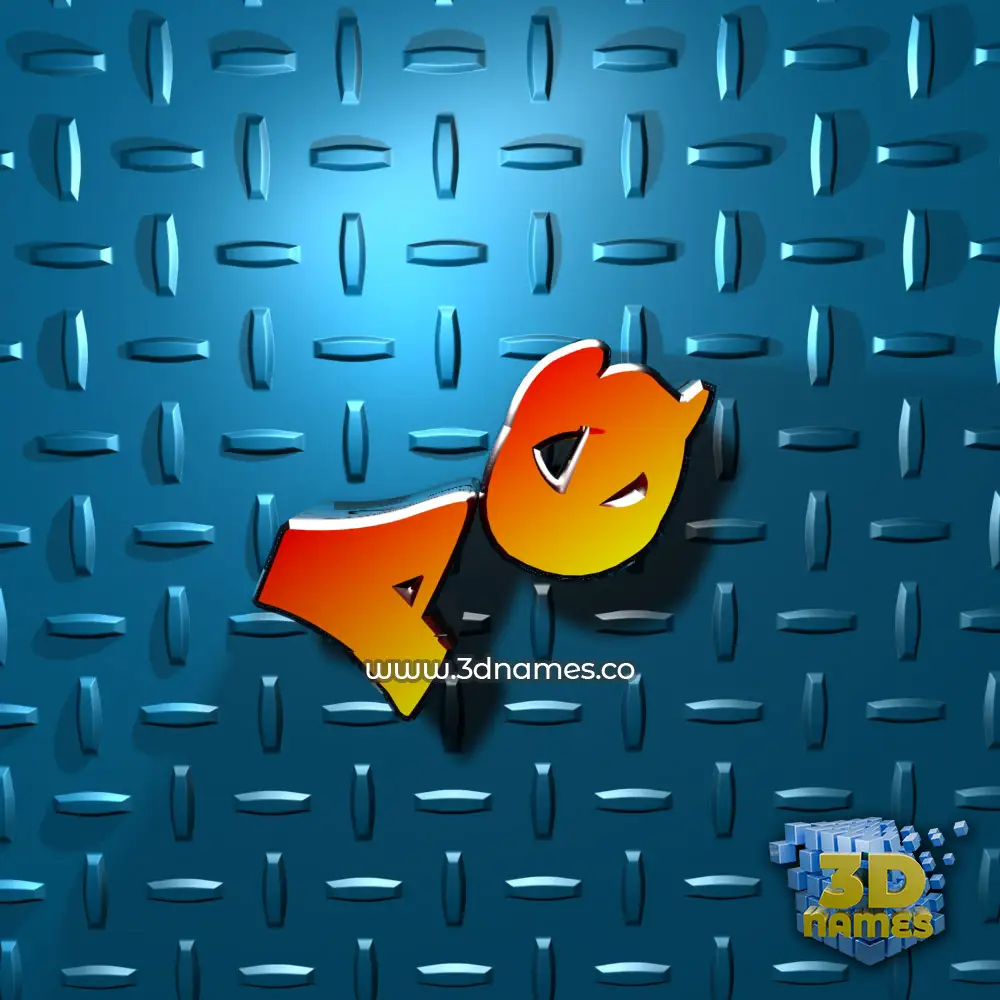pq in Grid Style style - 3D name wallpaper