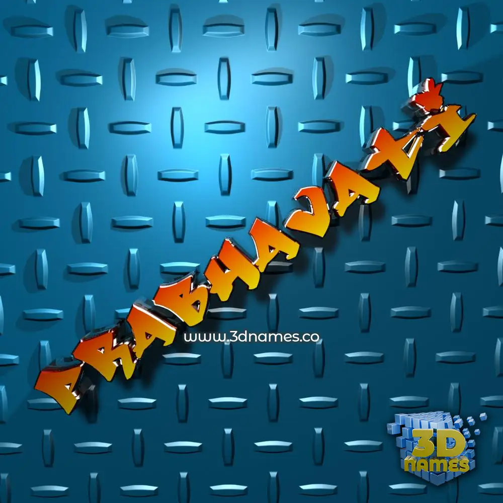 prabhavati in Grid Style style - 3D name wallpaper