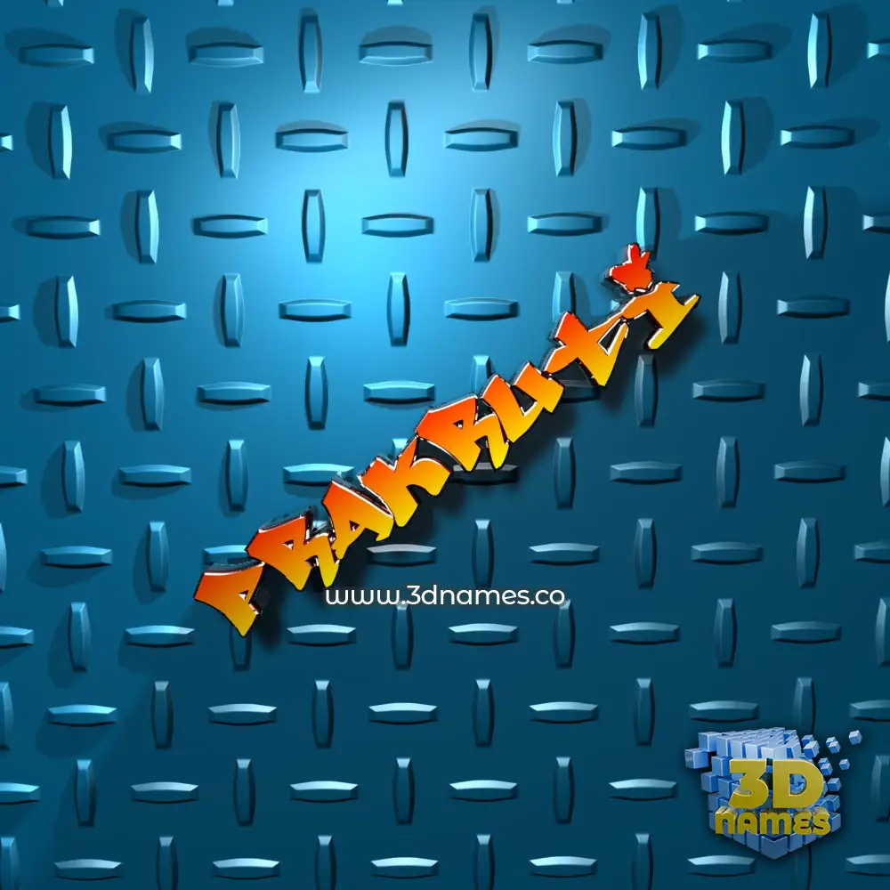 prakruti in Grid Style style - 3D name wallpaper