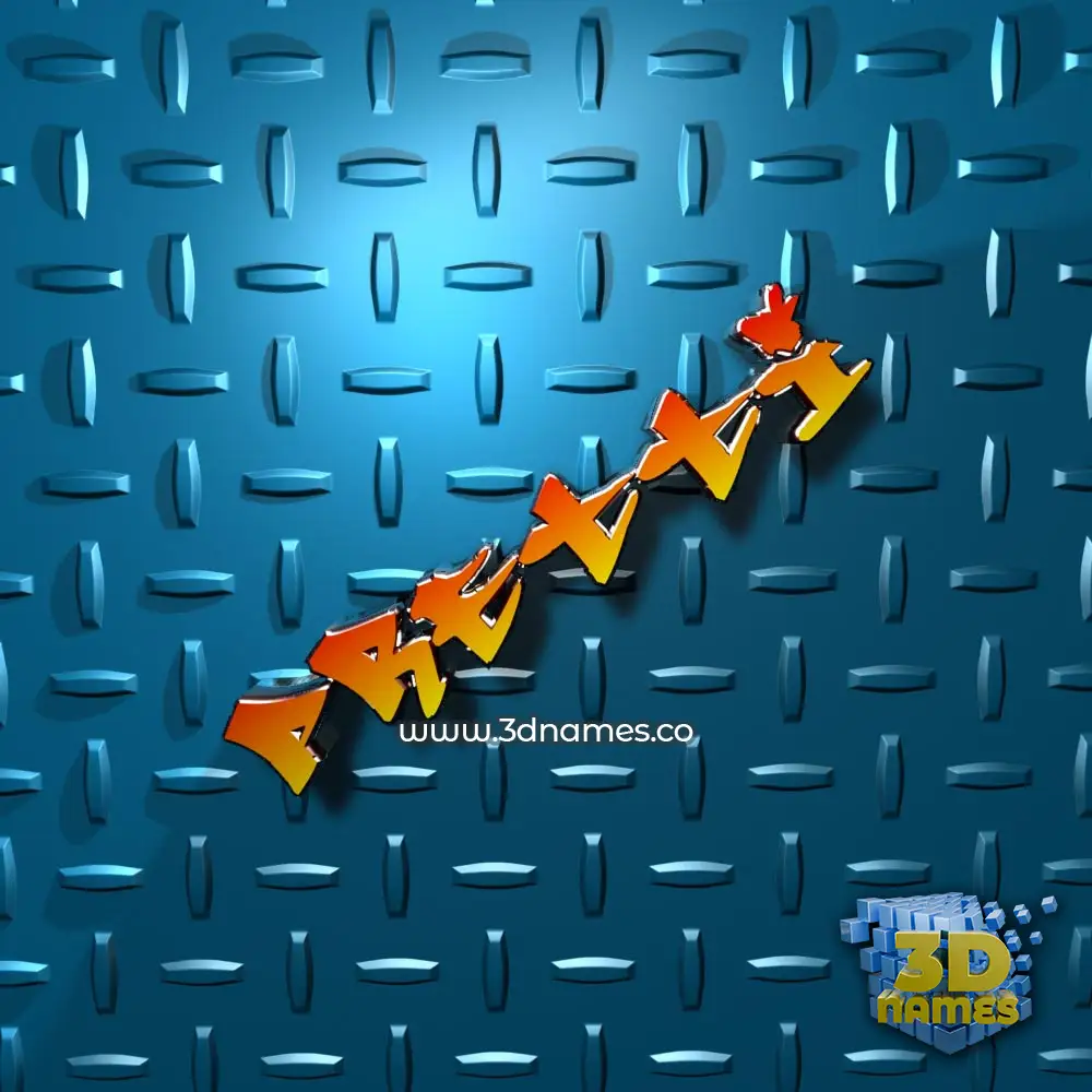 pretti in Grid Style style - 3D name wallpaper
