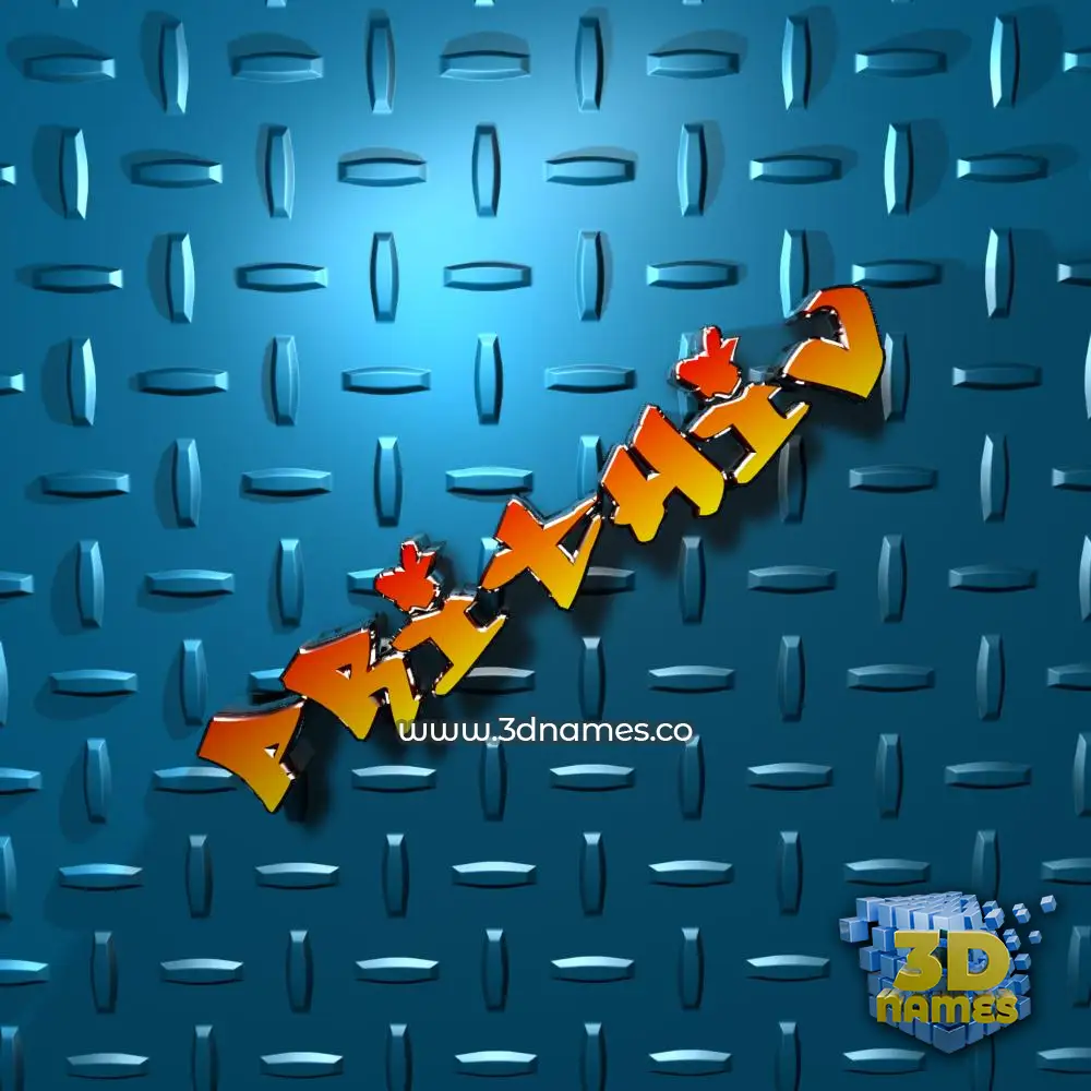 prithiv in Grid Style style - 3D name wallpaper