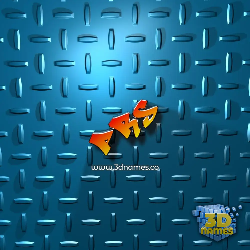 prs in Grid Style style - 3D name wallpaper