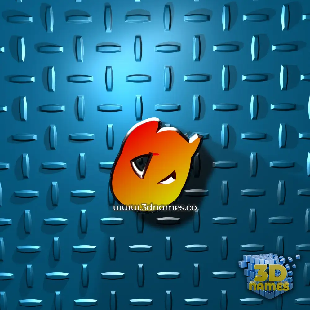 q in Grid Style style - 3D name wallpaper