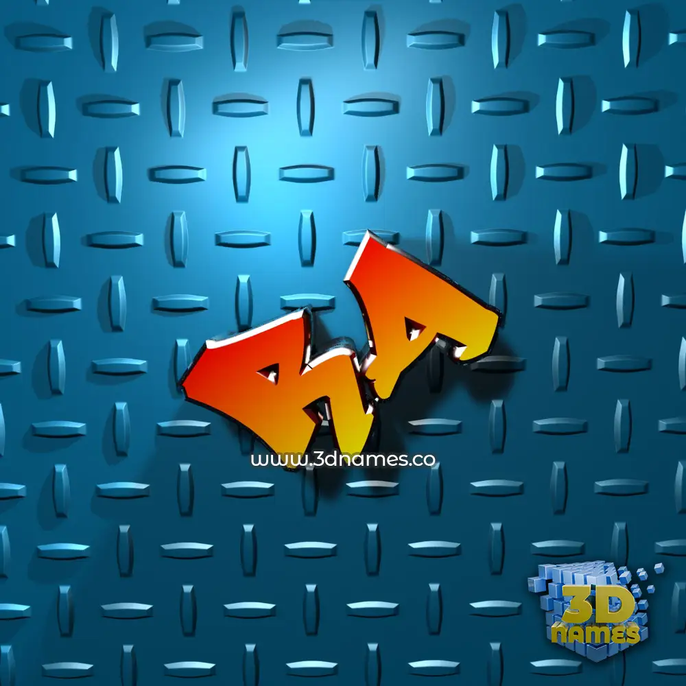 ra in Grid Style style - 3D name wallpaper
