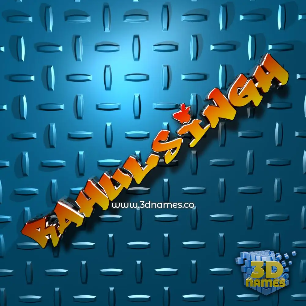 rahulsingh in Grid Style style - 3D name wallpaper