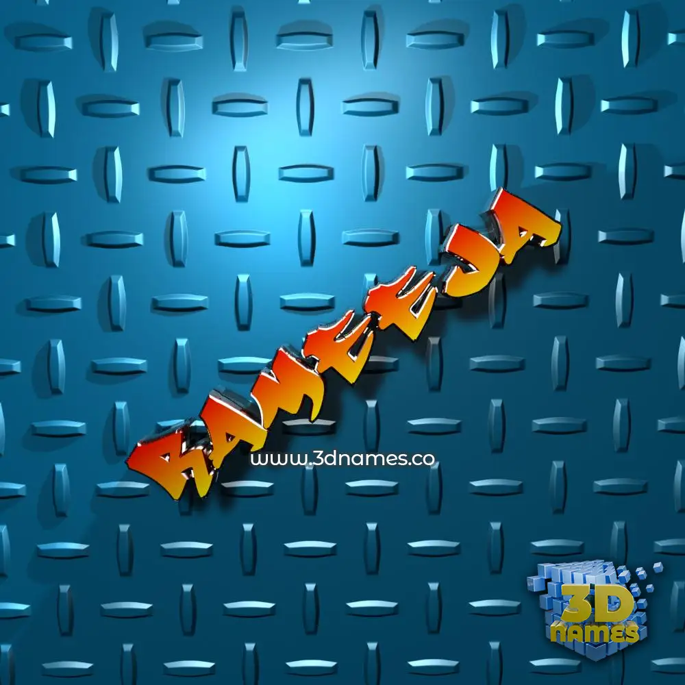 rameeja in Grid Style style - 3D name wallpaper