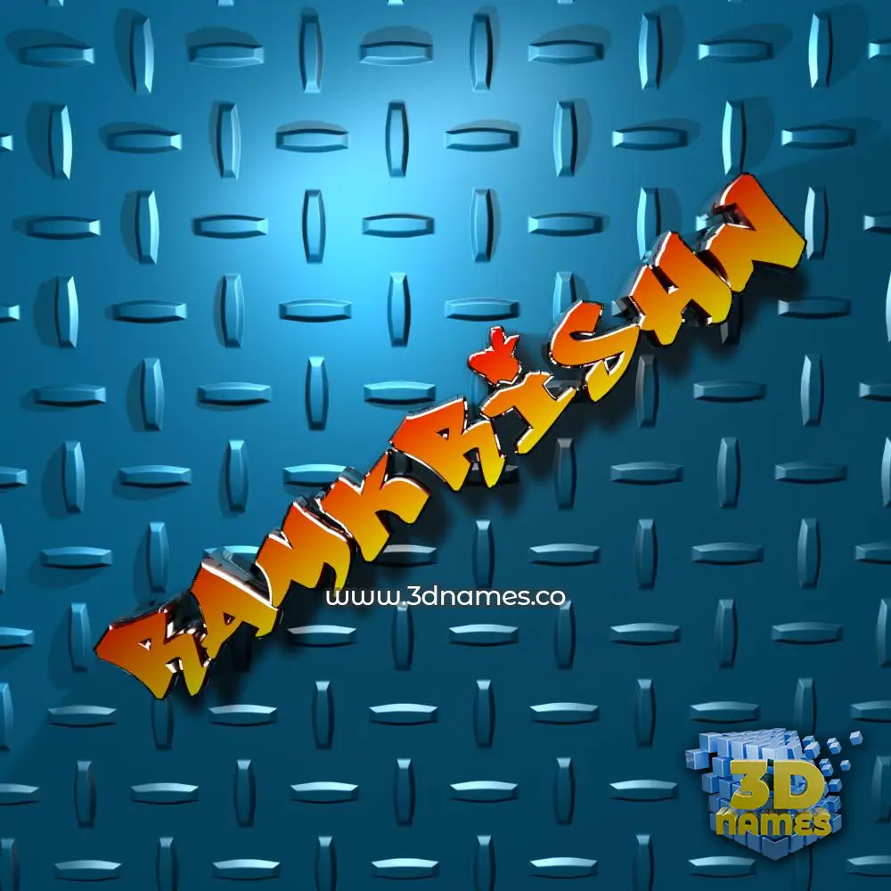 ramkrishn in Grid Style style - 3D name wallpaper
