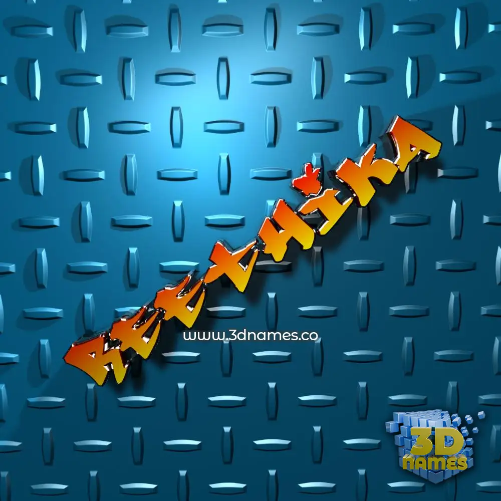 reethika in Grid Style style - 3D name wallpaper