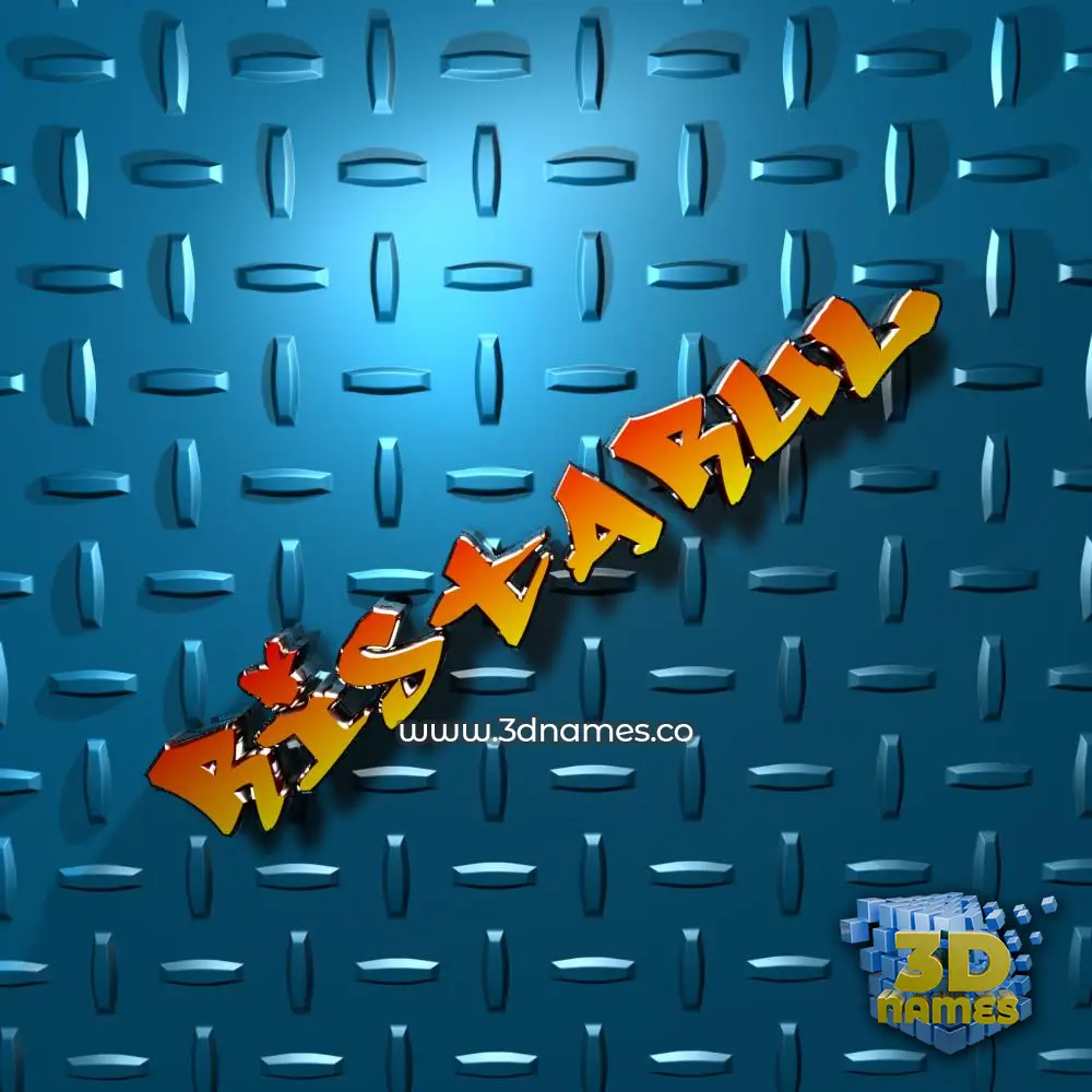 ristarul in Grid Style style - 3D name wallpaper
