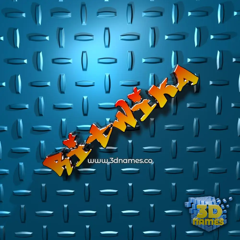 ritwika in Grid Style style - 3D name wallpaper