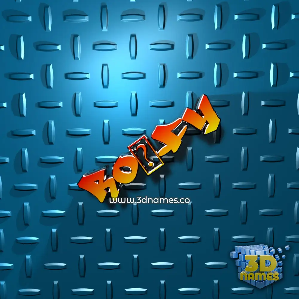 ro0fy in Grid Style style - 3D name wallpaper