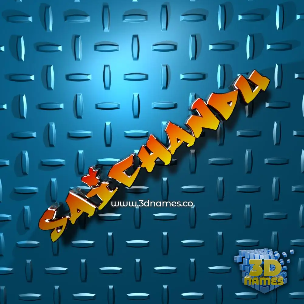 saichandu in Grid Style style - 3D name wallpaper