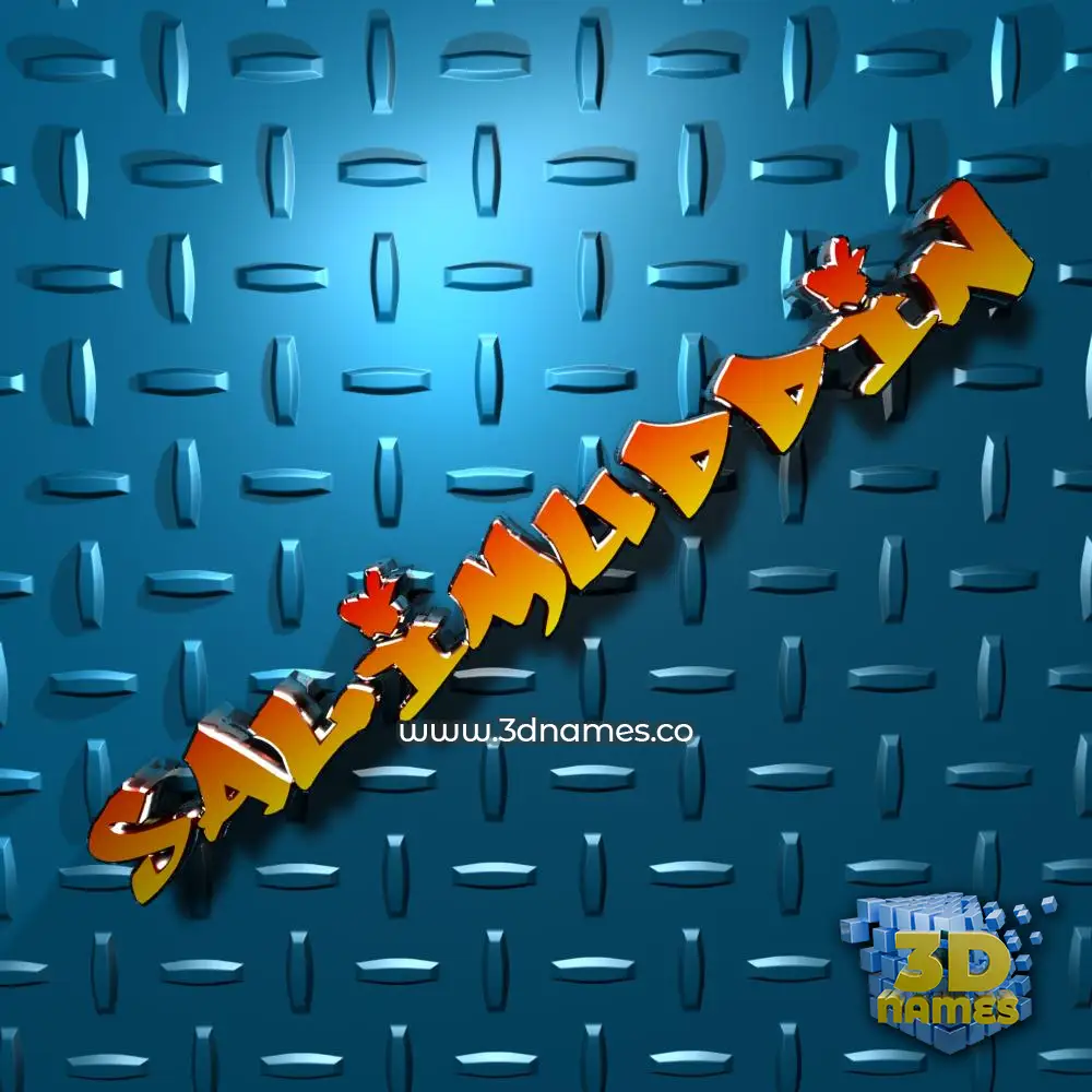 salimuddin in Grid Style style - 3D name wallpaper