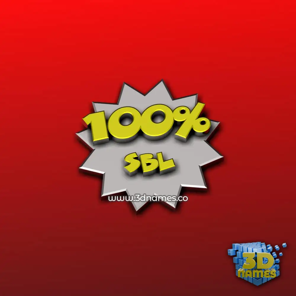 sbl in Grid Style style - 3D name wallpaper