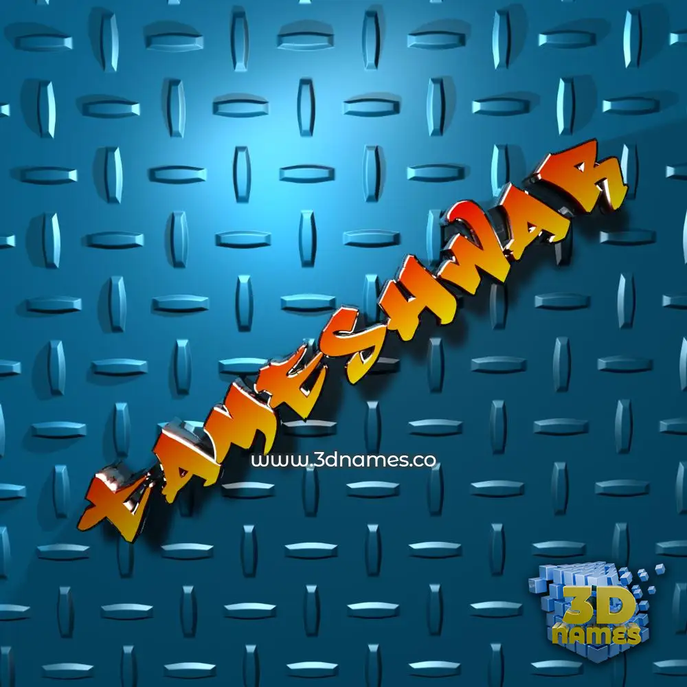 tameshwar in Grid Style style - 3D name wallpaper