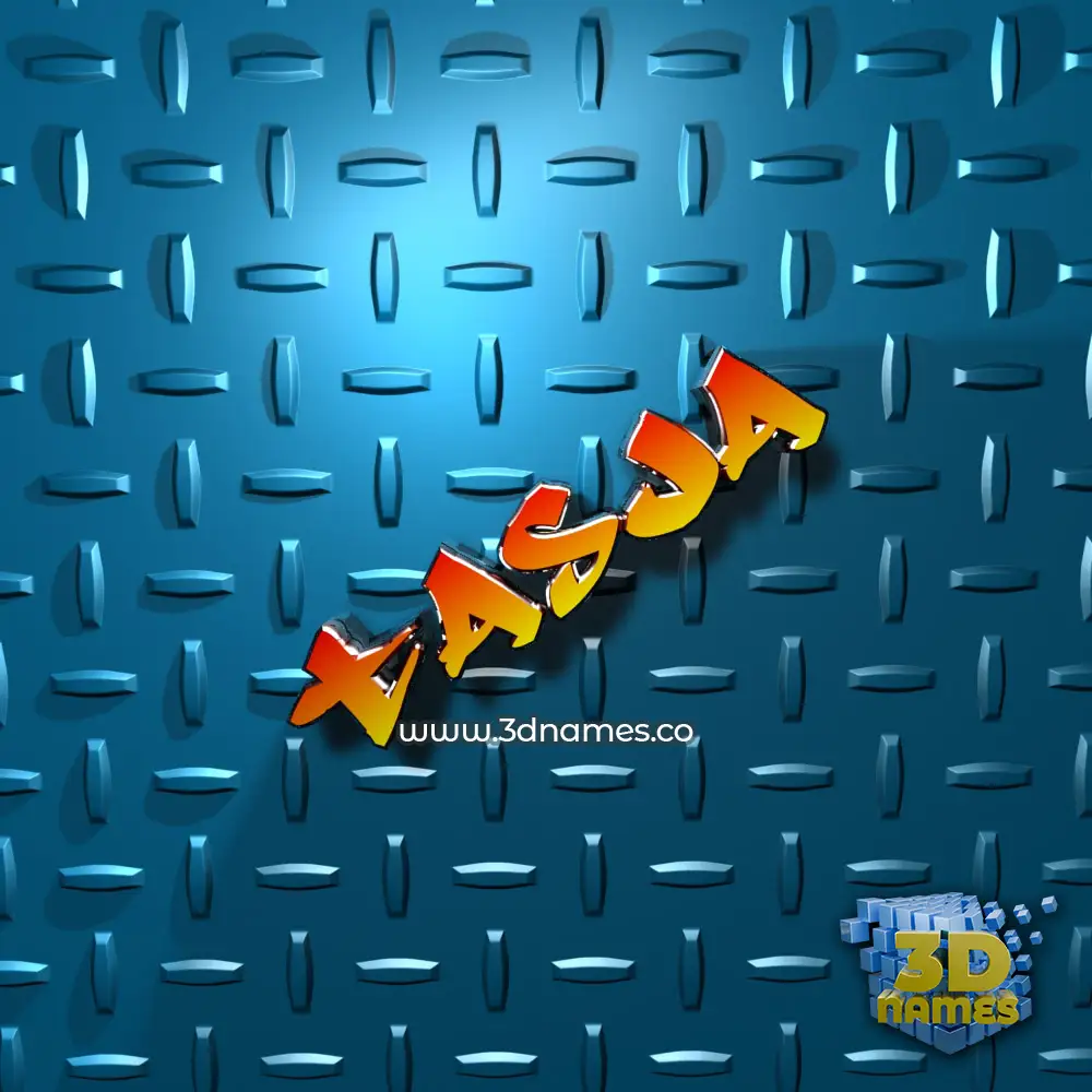 tasja in Grid Style style - 3D name wallpaper