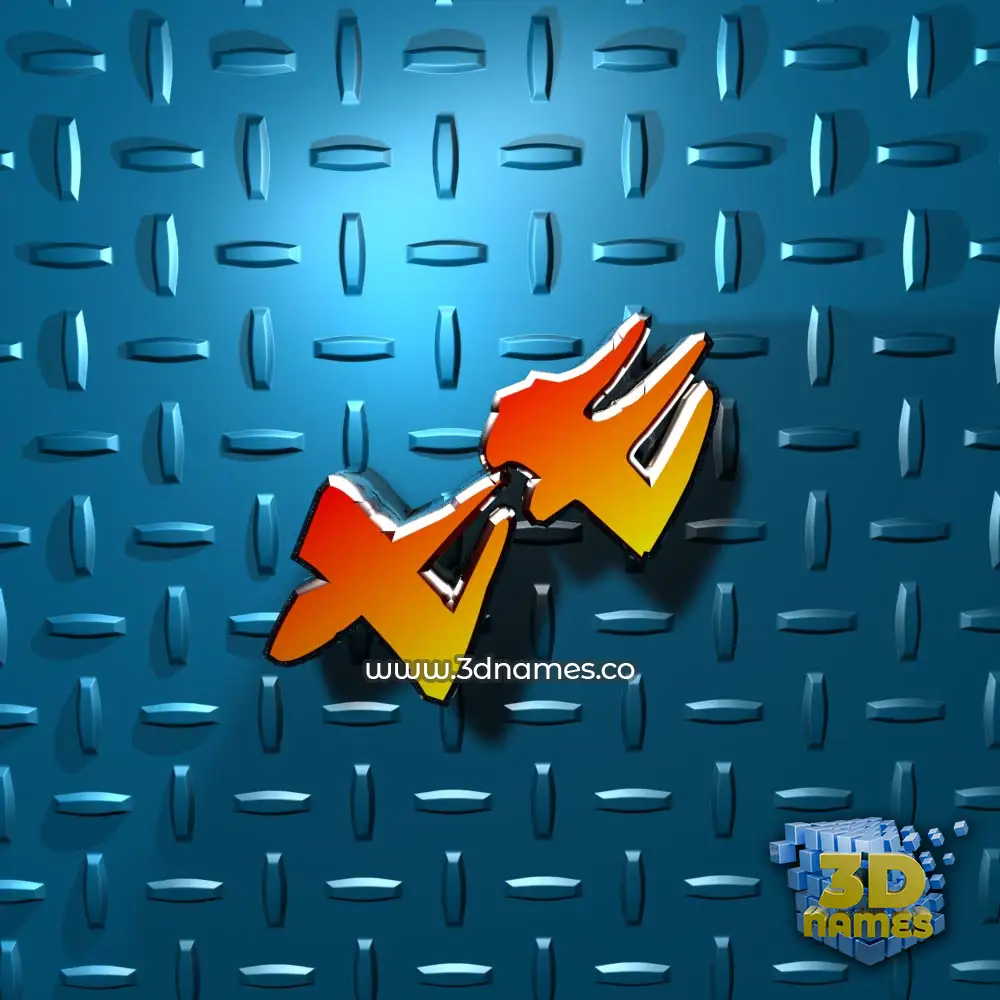 te in Grid Style style - 3D name wallpaper