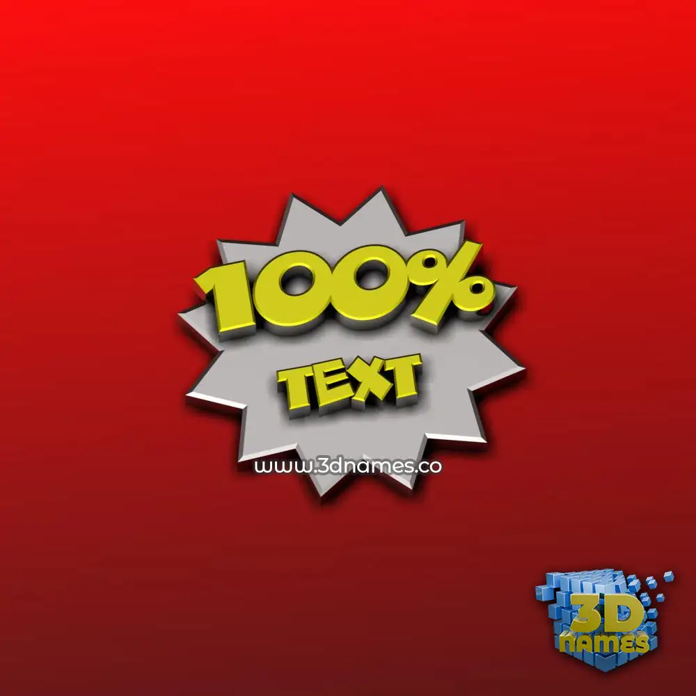 text in Grid Style style - 3D name wallpaper
