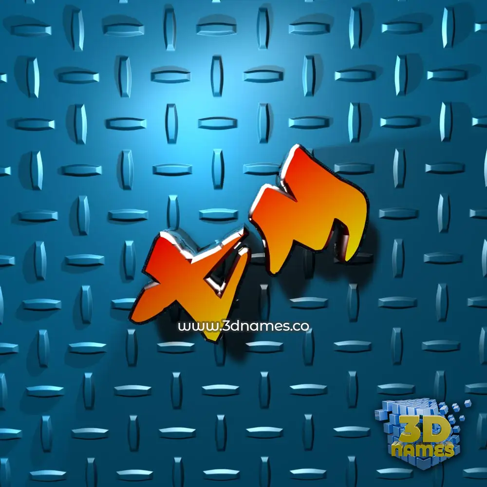 tm in Grid Style style - 3D name wallpaper