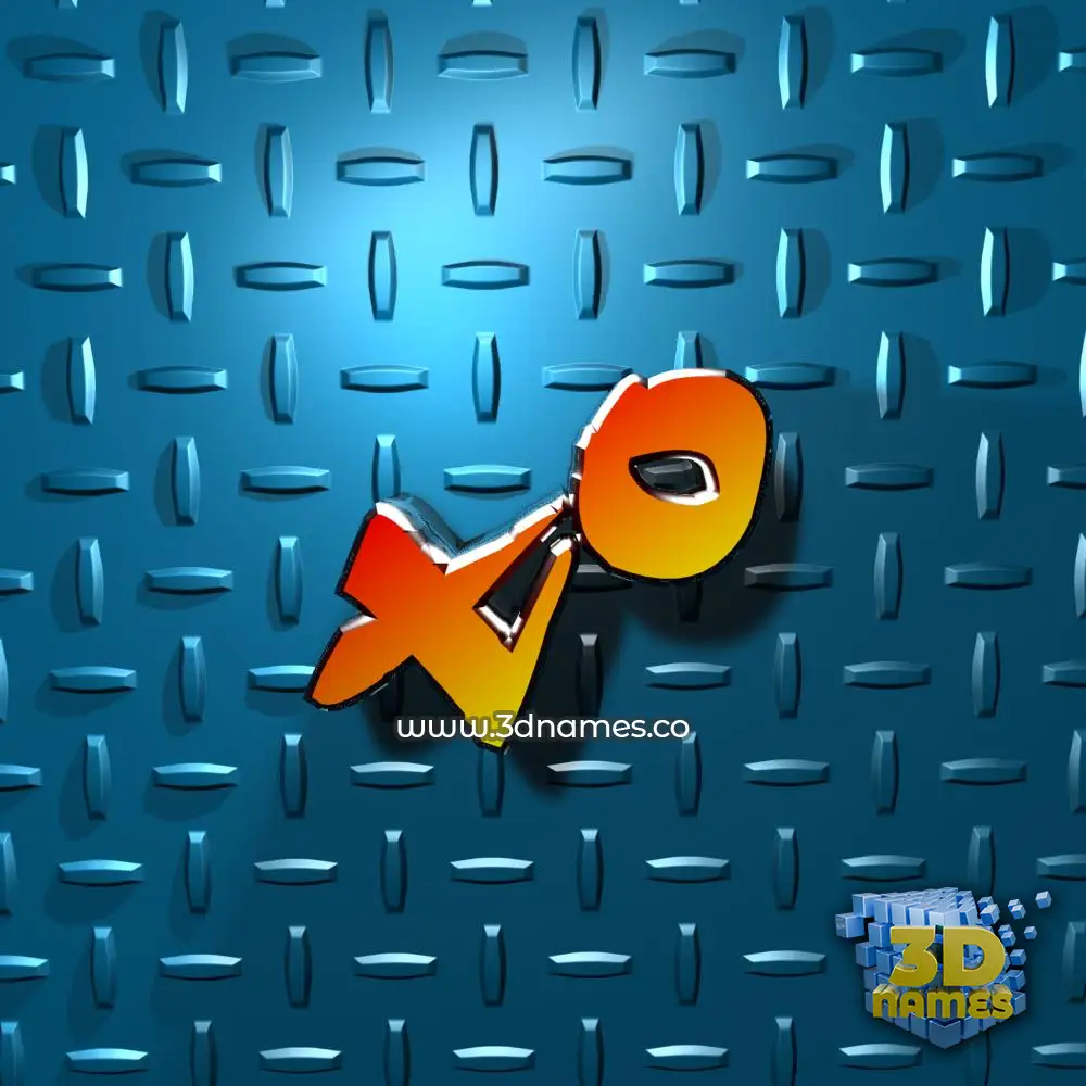 to in Grid Style style - 3D name wallpaper