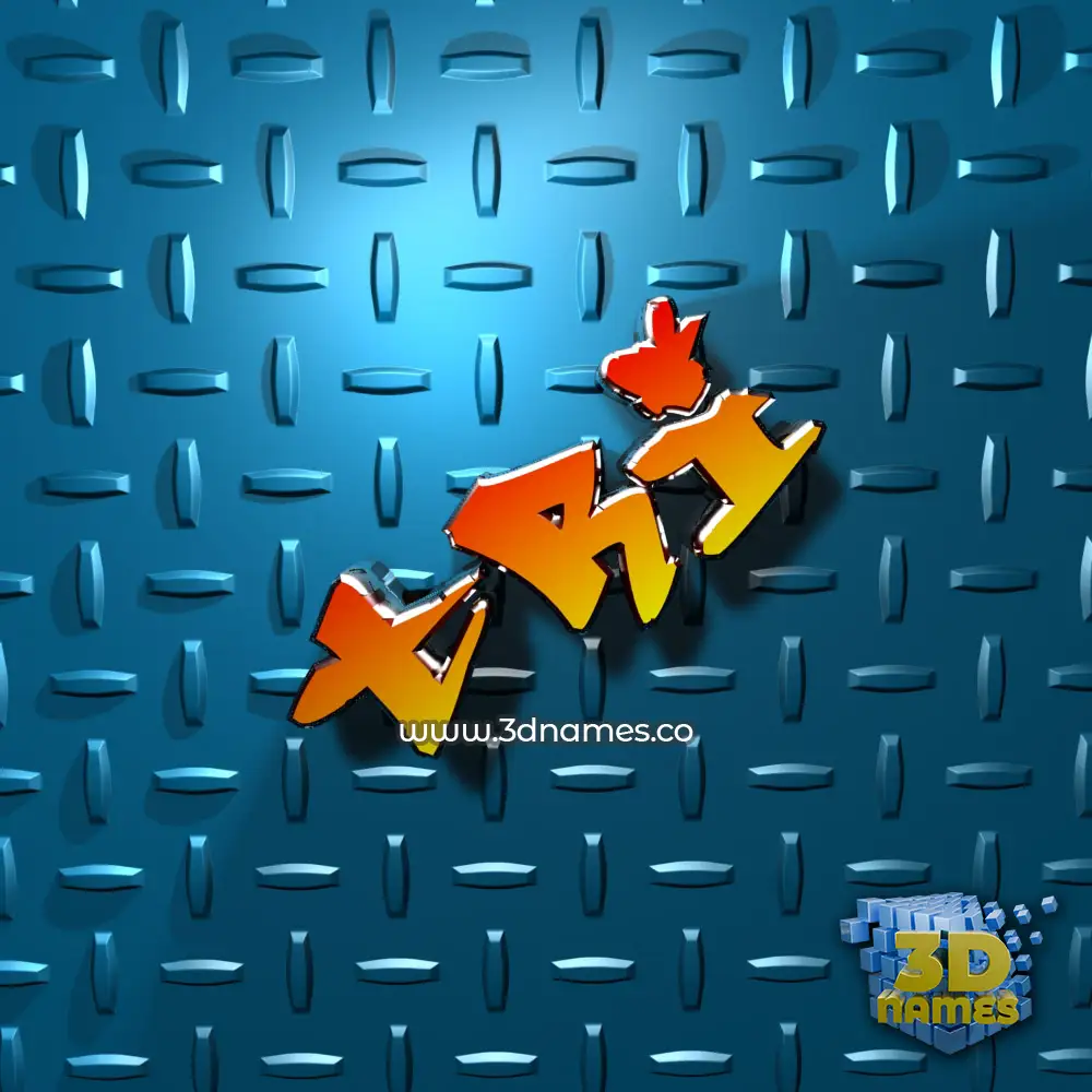 tri in Grid Style style - 3D name wallpaper