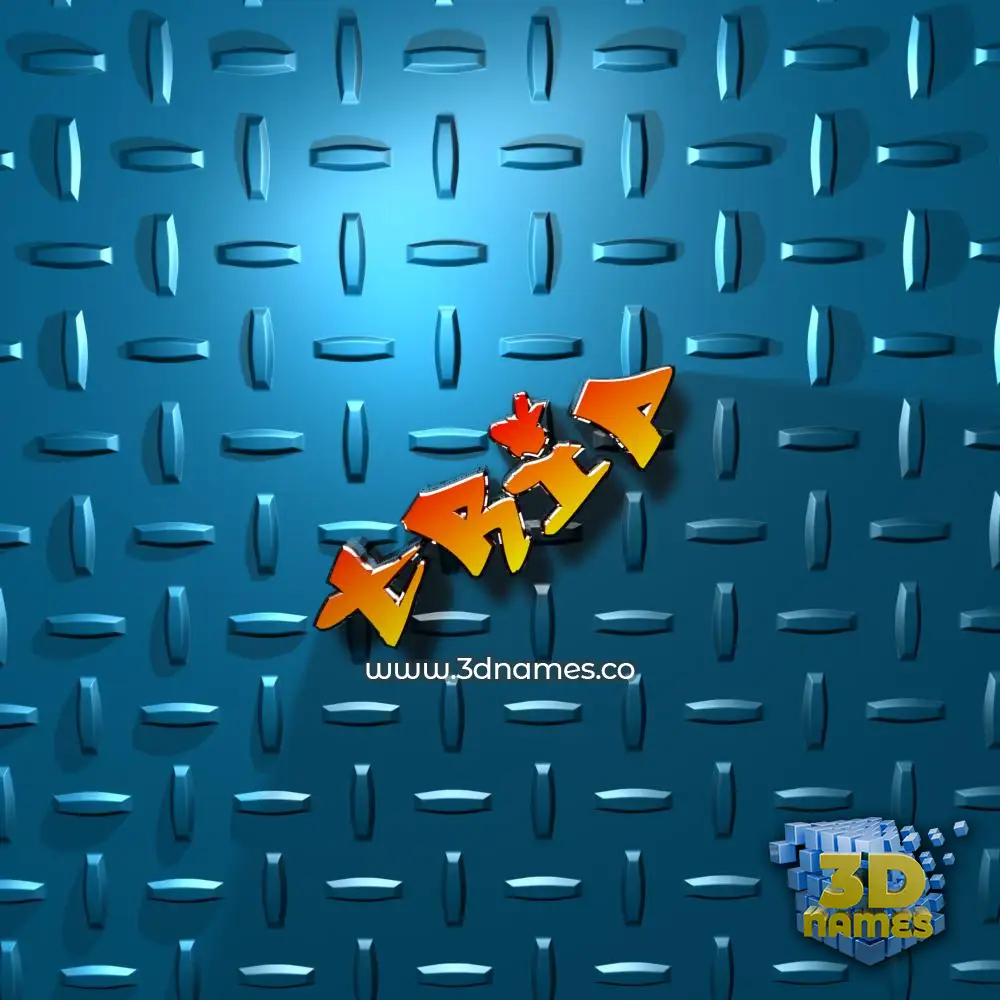 trip in Grid Style style - 3D name wallpaper