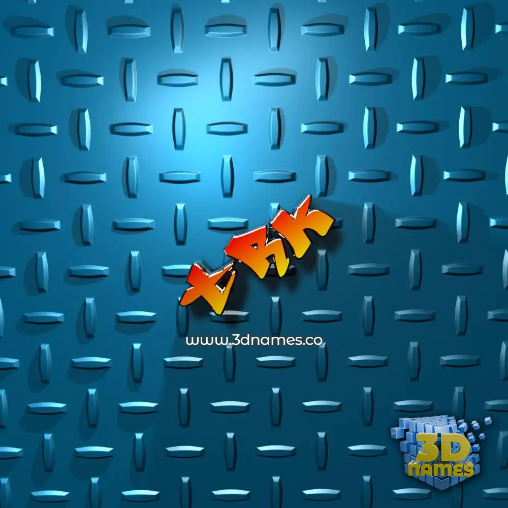 trk in Grid Style style - 3D name wallpaper