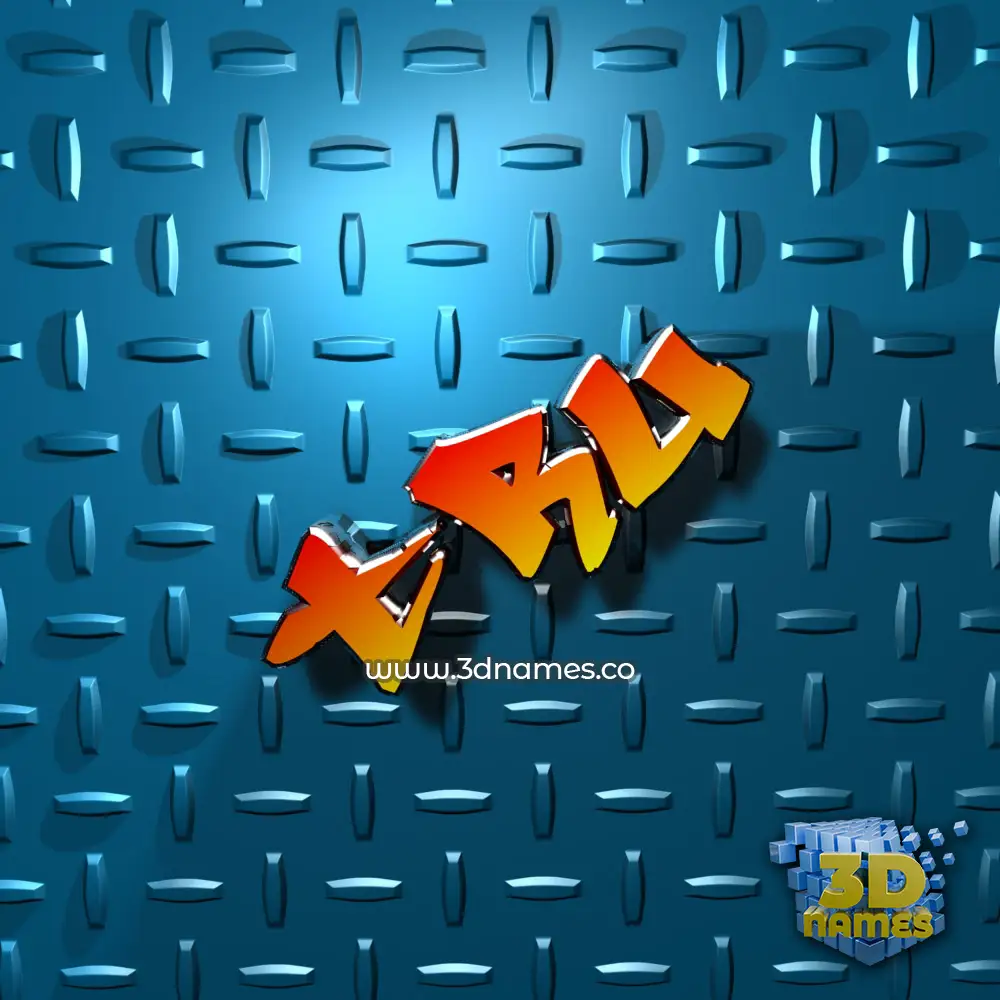 tru in Grid Style style - 3D name wallpaper