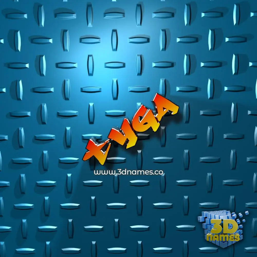 tyga in Grid Style style - 3D name wallpaper