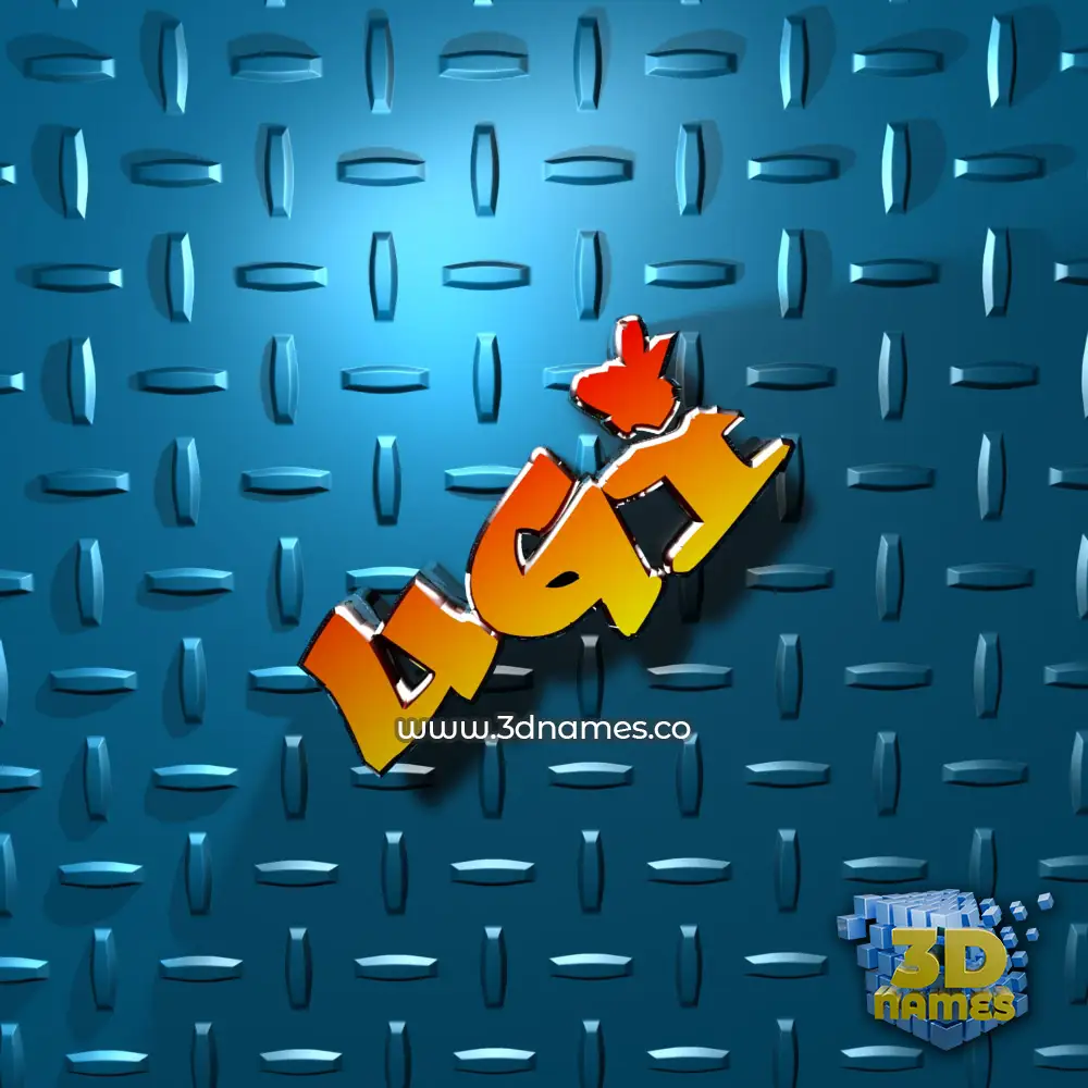 ugi in Grid Style style - 3D name wallpaper