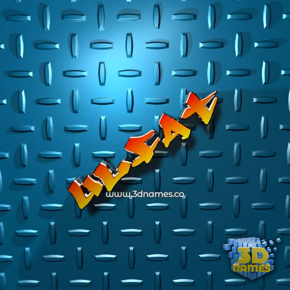 ulfat in Grid Style style - 3D name wallpaper