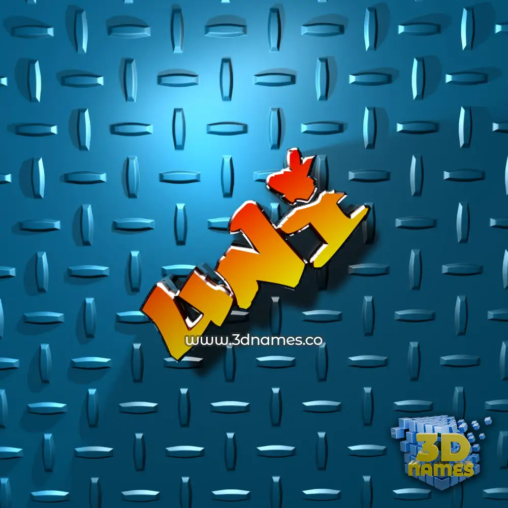uni in Grid Style style - 3D name wallpaper