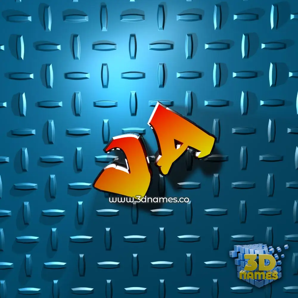 va in Grid Style style - 3D name wallpaper