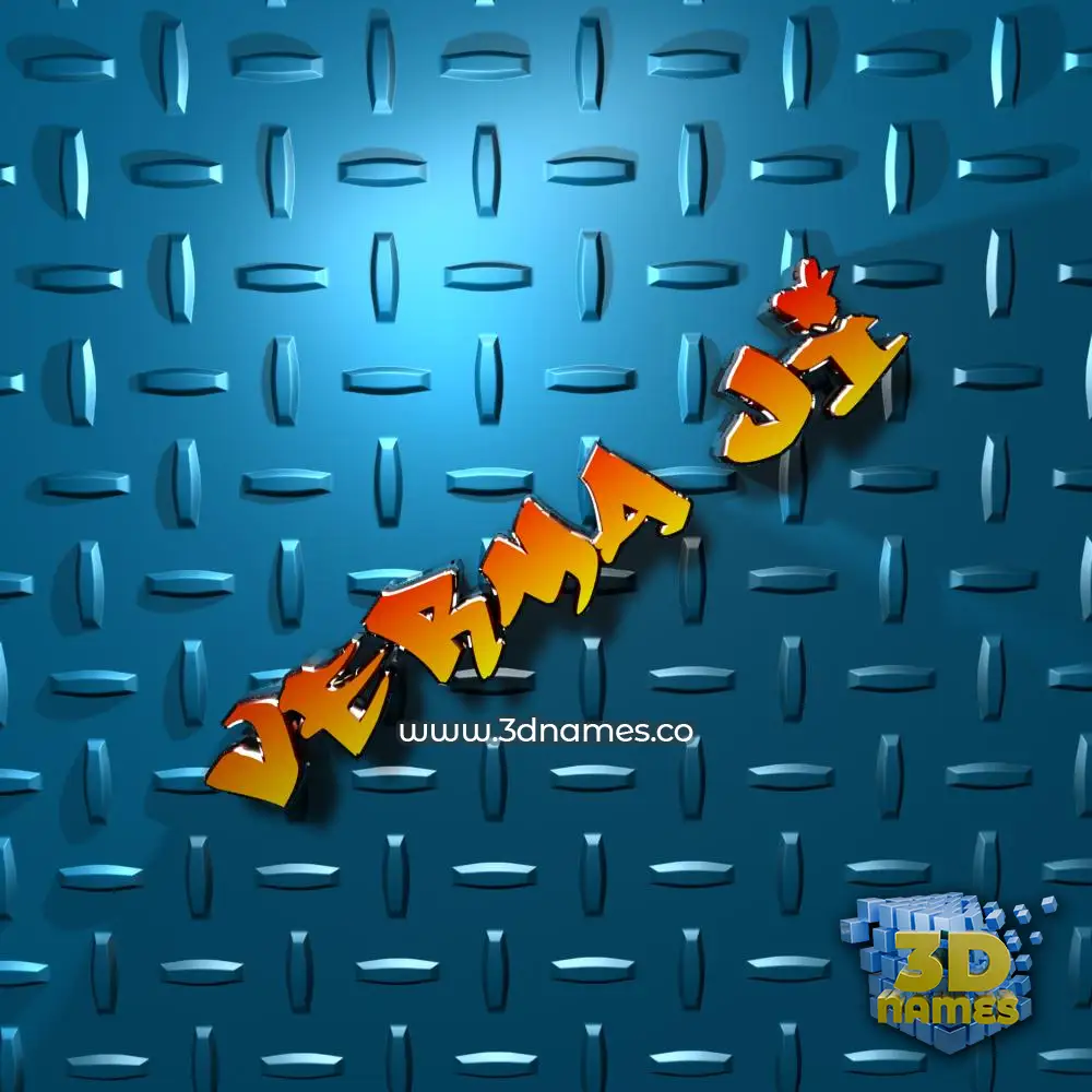 verma ji in Grid Style style - 3D name wallpaper