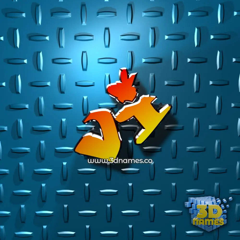 vi in Grid Style style - 3D name wallpaper