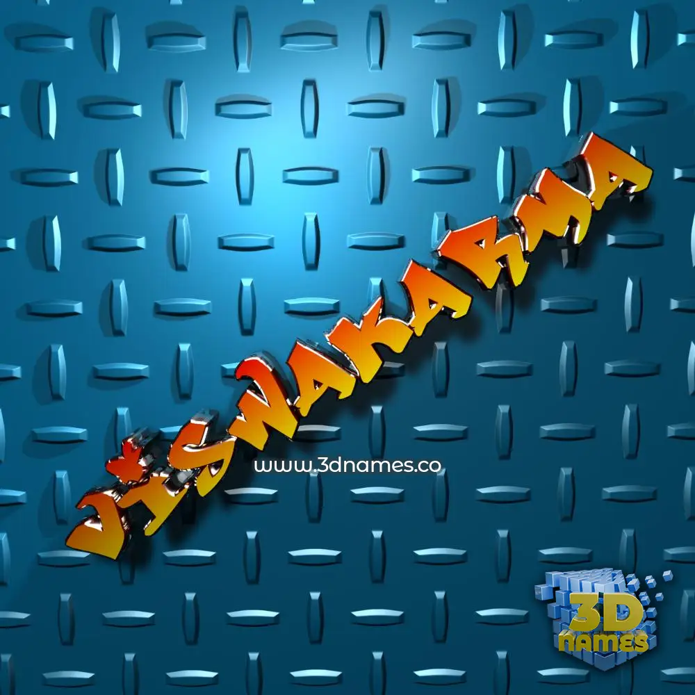 viswakarma in Grid Style style - 3D name wallpaper