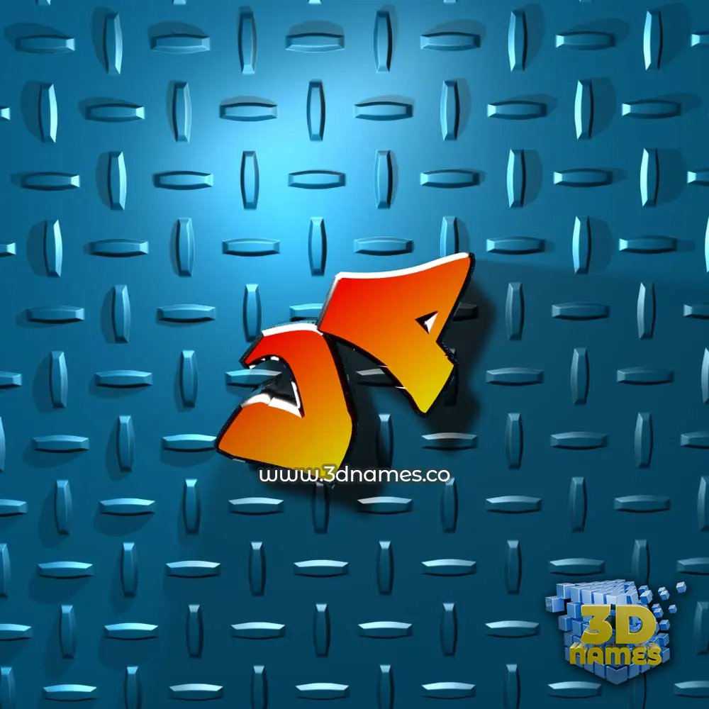 vp in Grid Style style - 3D name wallpaper