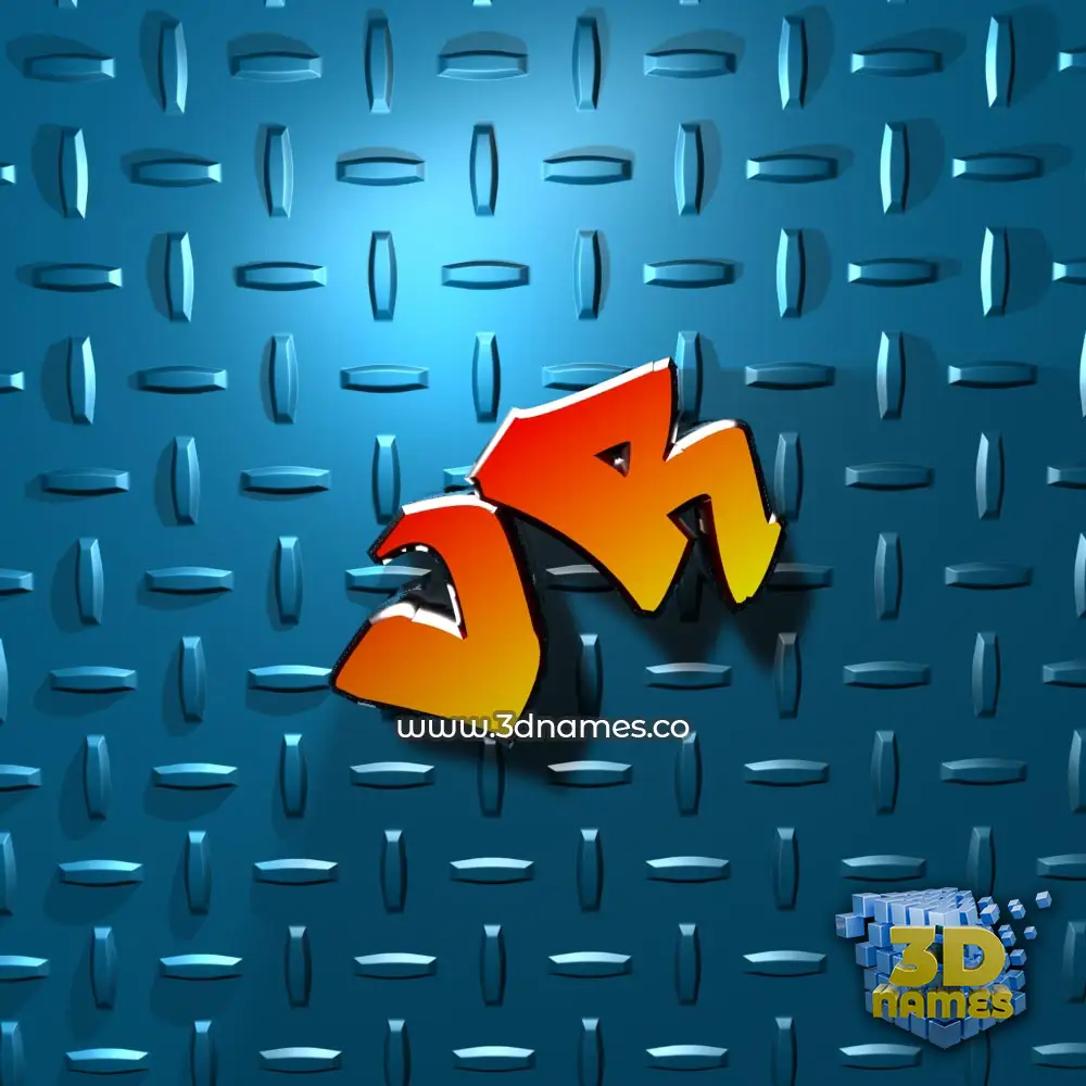vr in Grid Style style - 3D name wallpaper
