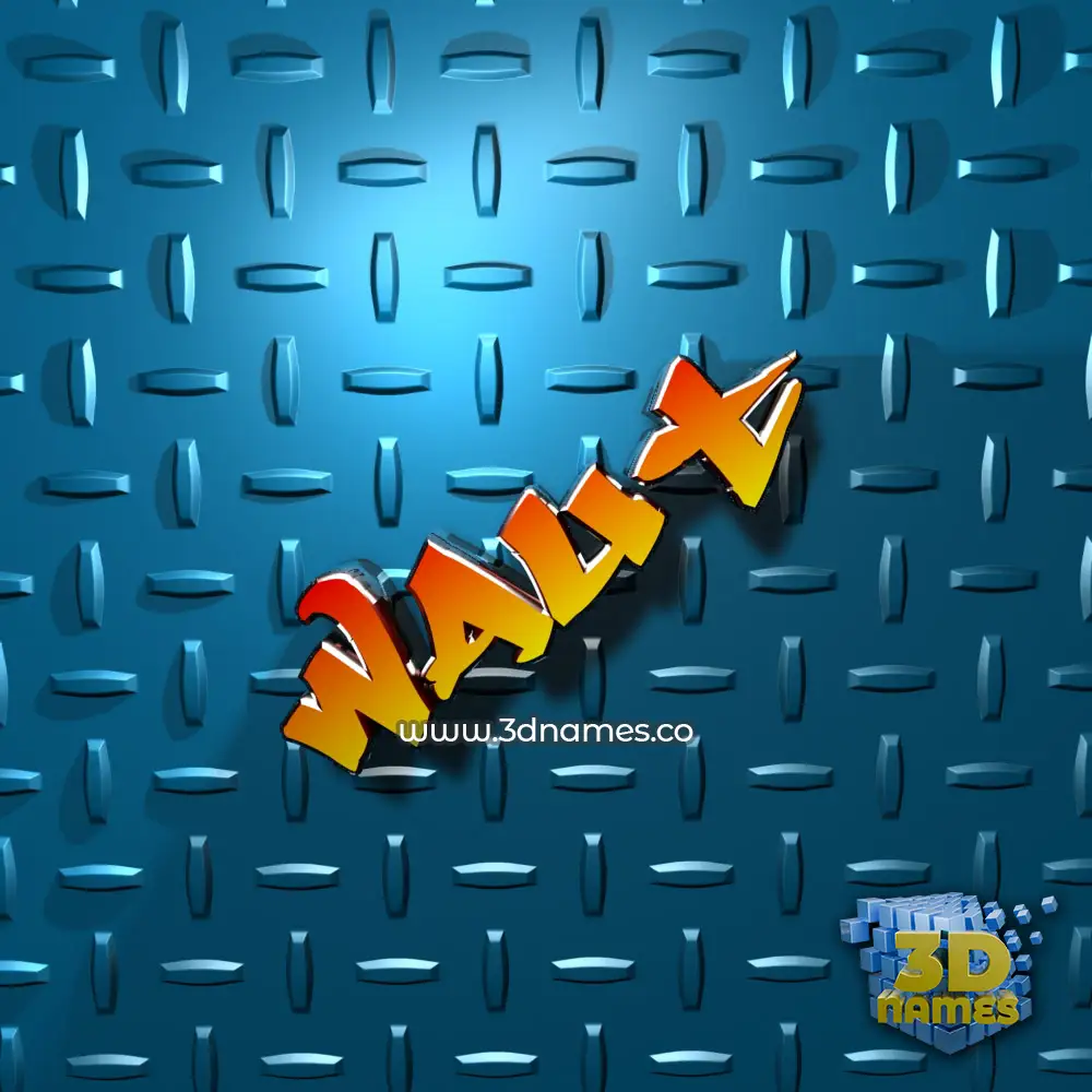 waut in Grid Style style - 3D name wallpaper