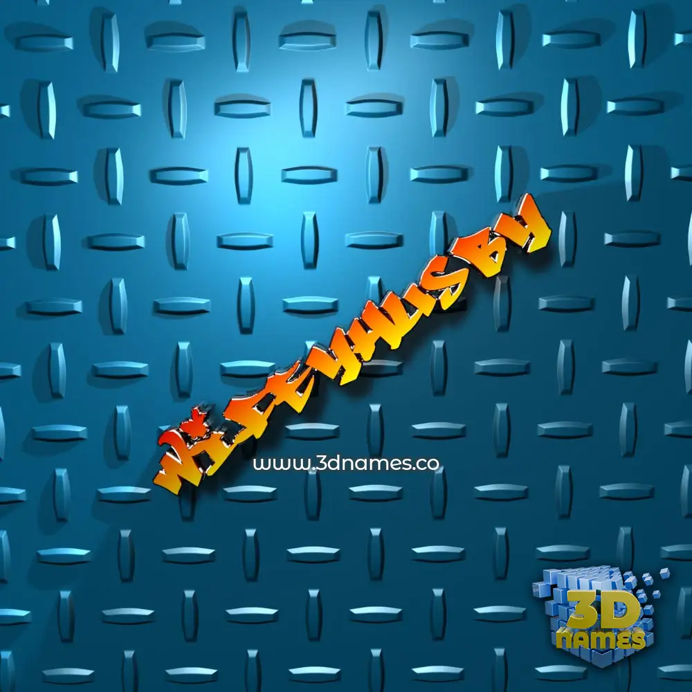 wifeyhusby in Grid Style style - 3D name wallpaper