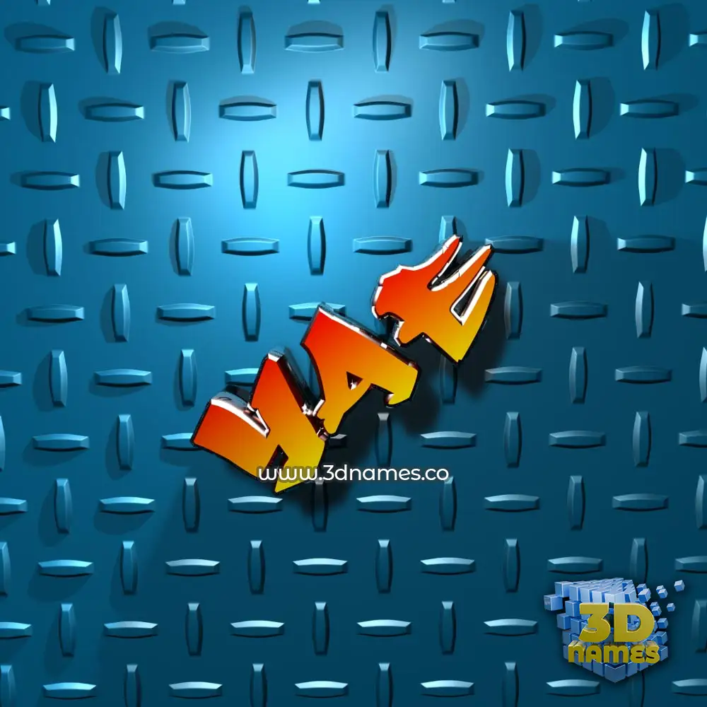 yae in Grid Style style - 3D name wallpaper