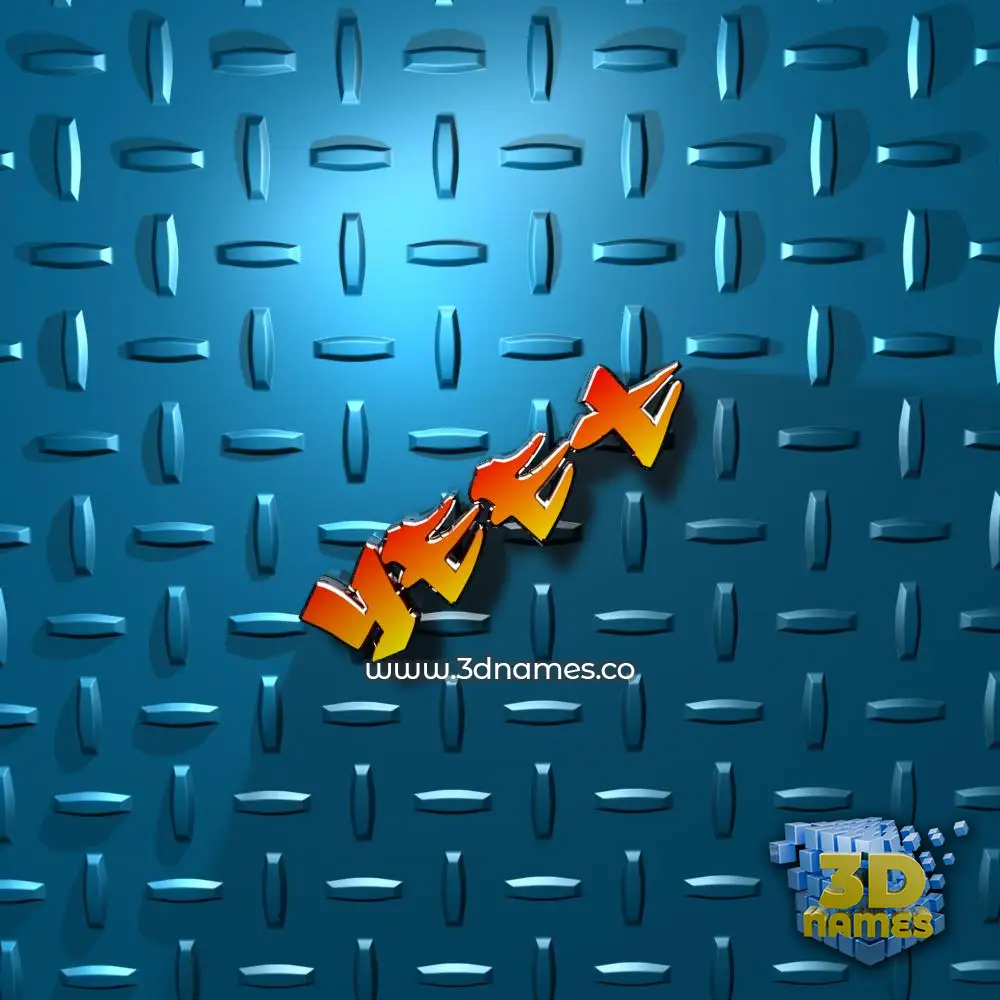 yeet in Grid Style style - 3D name wallpaper