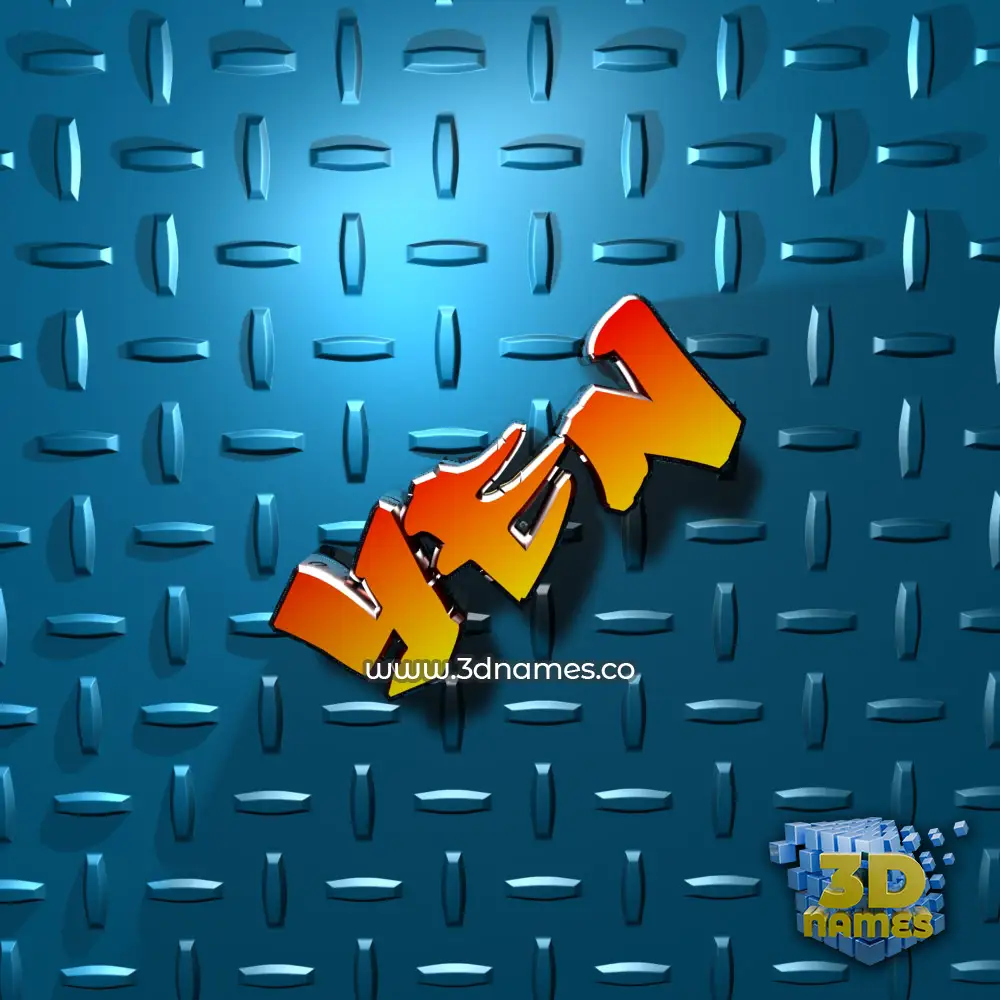 yen in Grid Style style - 3D name wallpaper