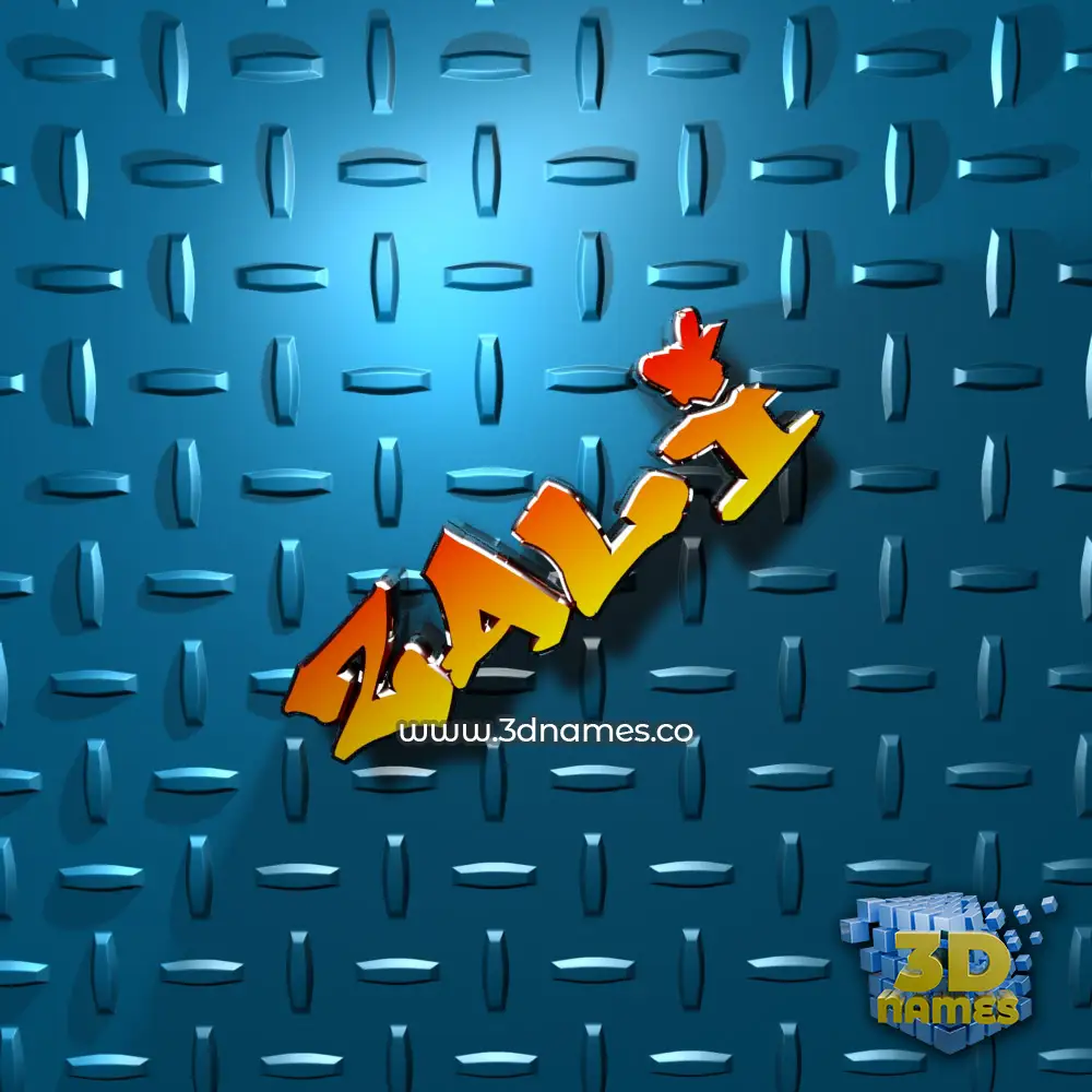 zali in Grid Style style - 3D name wallpaper