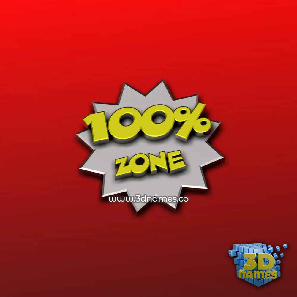 zone in Grid Style style - 3D name wallpaper