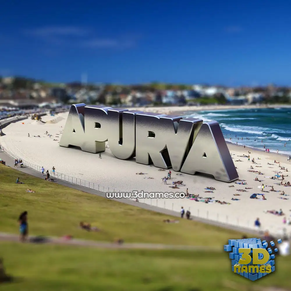 apurva in Bondi Beach style - 3D name wallpaper